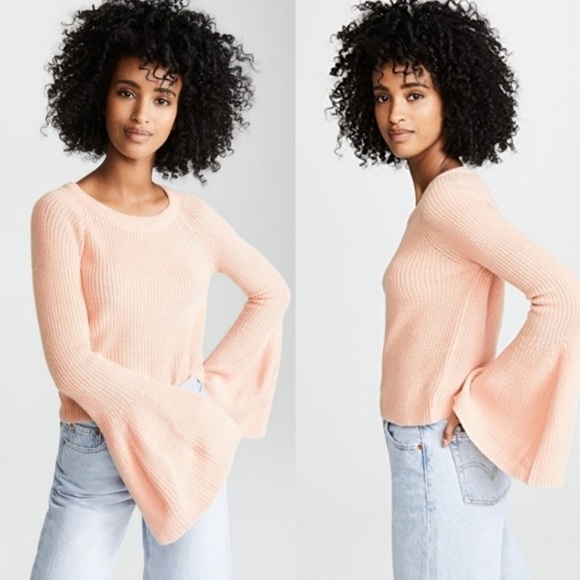 Jack by BB Dakota Sweaters - NWT Jack BB Dakota Peach Bell Sleeve Sweater Sz M